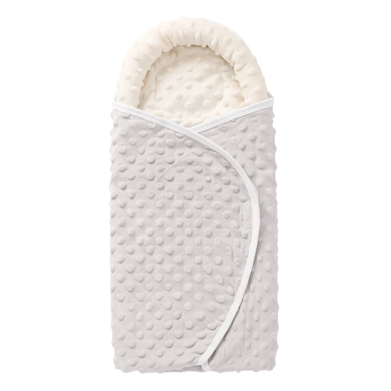 Bean Bean Velvet Baby Sleeping Bag Shaping Pillow Newborn Swaddle Delivery Room Baby Blanket Soft Warm Skin-Friendly Wrap