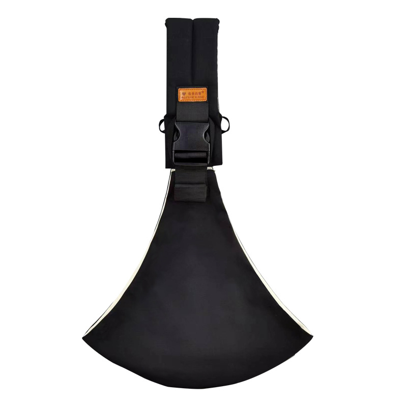 Portable baby carrier safety harness