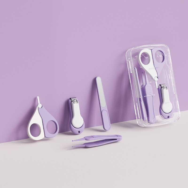 A baby nail clippers suit for newborns and babies children's nail clippers safety anti-pinch meat nail clippers file