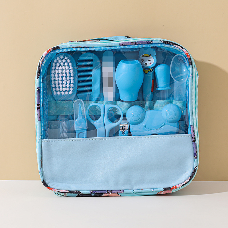 Baby care 13-piece set: Baby nail clippers, baby daily care kit