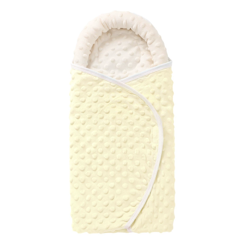 Bean Bean Velvet Baby Sleeping Bag Shaping Pillow Newborn Swaddle Delivery Room Baby Blanket Soft Warm Skin-Friendly Wrap