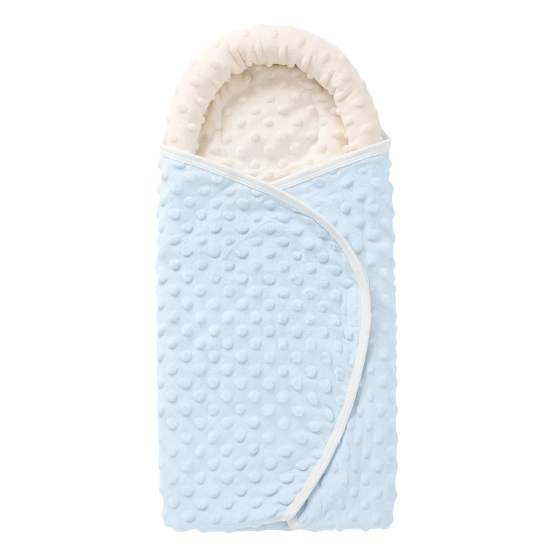 Bean Bean Velvet Baby Sleeping Bag Shaping Pillow Newborn Swaddle Delivery Room Baby Blanket Soft Warm Skin-Friendly Wrap