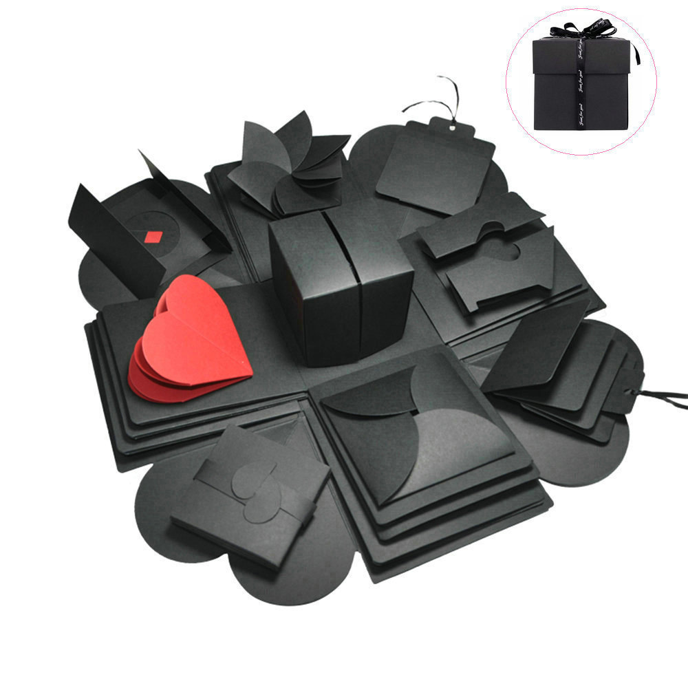 Quadrilateral Surprise Explosion Box Children's Multi-Layer Gift Box Set