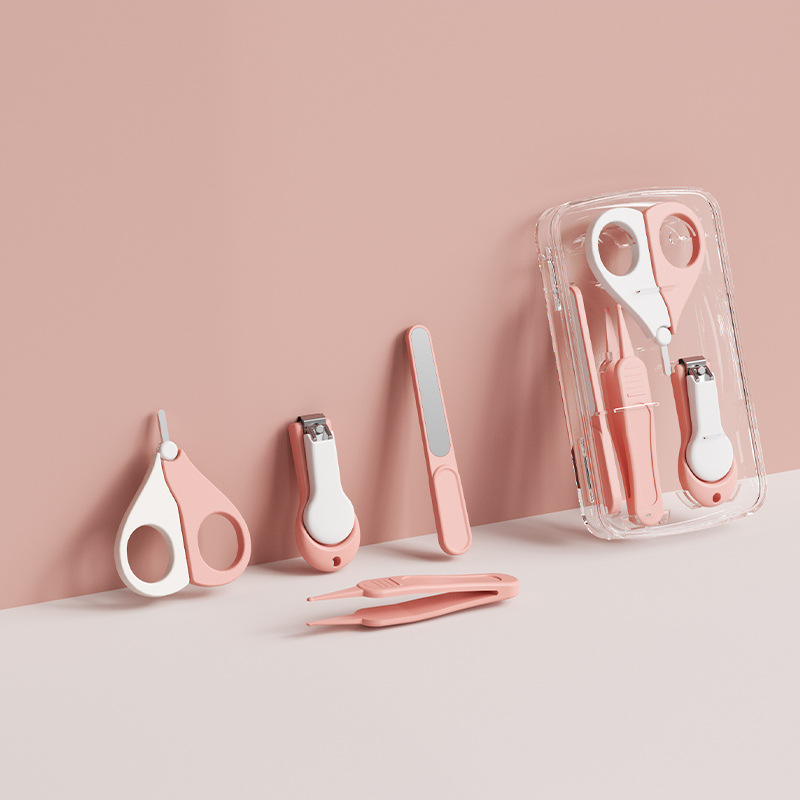 A baby nail clippers suit for newborns and babies children's nail clippers safety anti-pinch meat nail clippers file