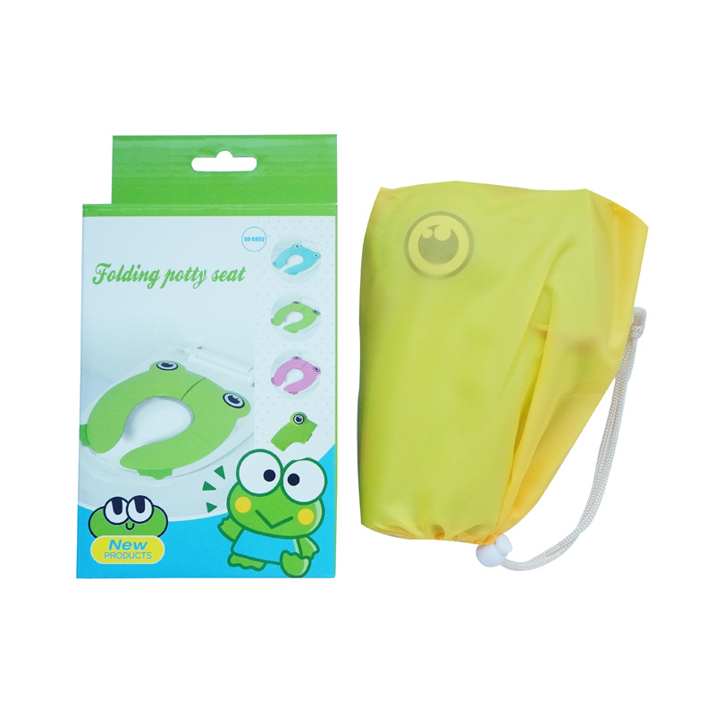 Foldable toilet seat cover, portable travel toilet seat cushion for children