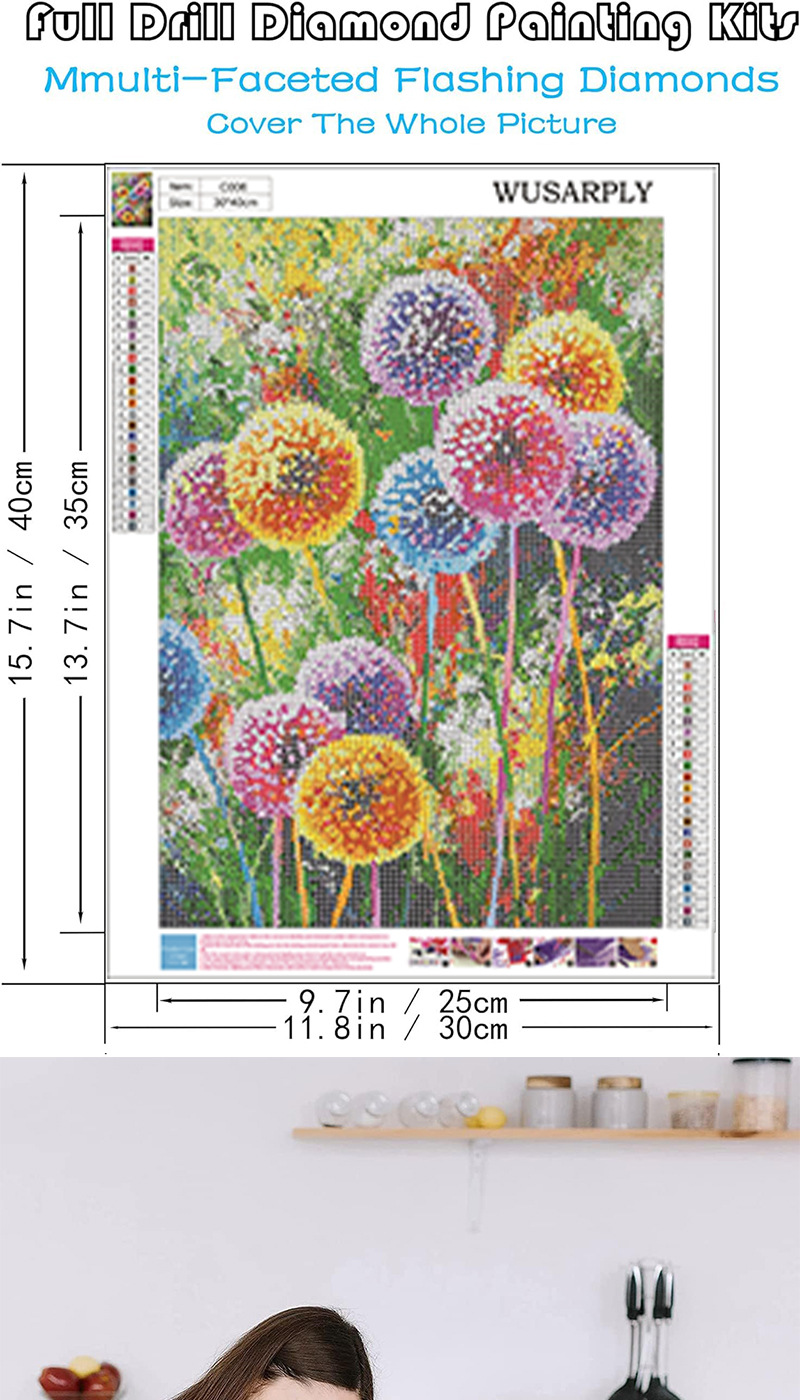 5D Diamond Painting Full-Coverage DIY Diamond Sticker Art