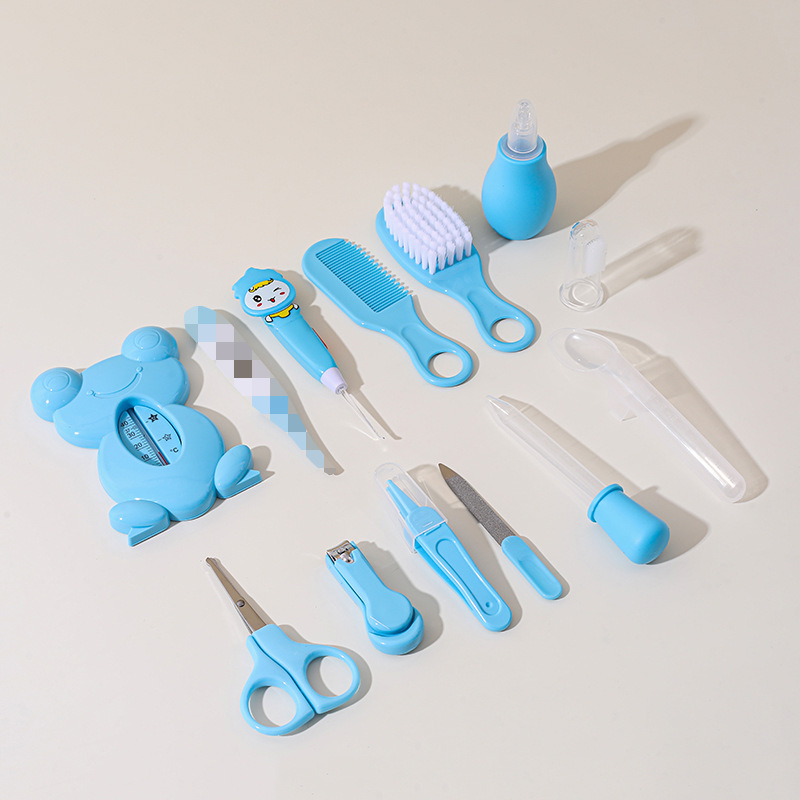 Baby care 13-piece set: Baby nail clippers, baby daily care kit