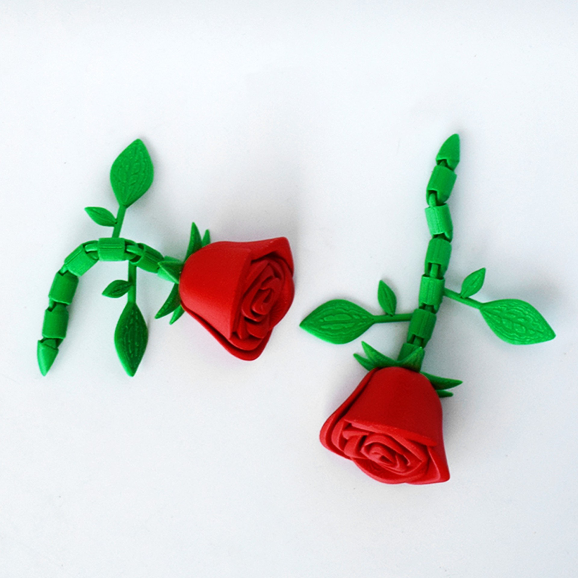 3D printed twisty rose flower, a small gift for the holidays