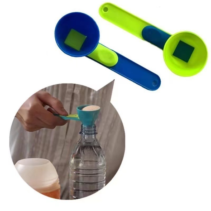 Creative protein powder sliding spoon, anti-spill coffee spoon