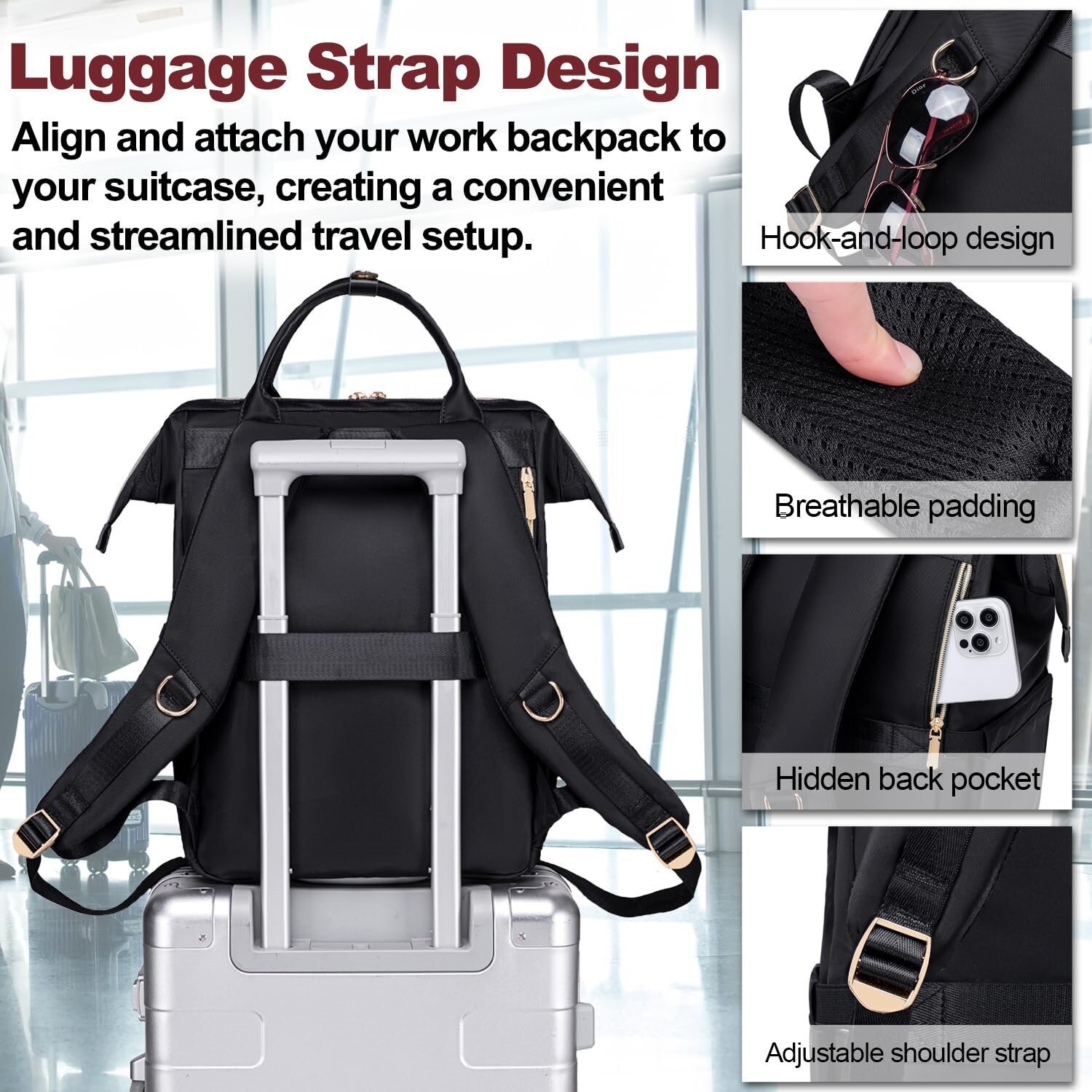  Maternity Bag Handheld Backpack Large Capacity Can Be Hung on Stroller