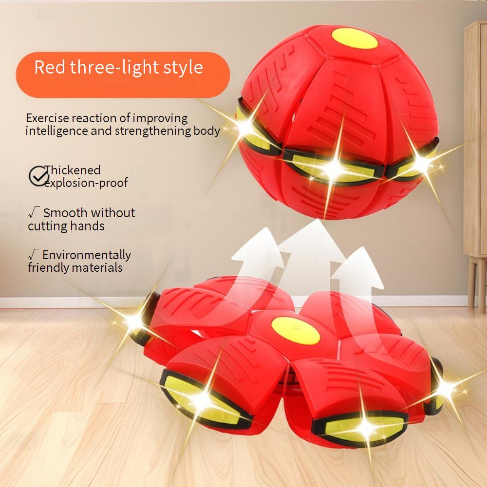 Glowing Flying Saucer Ball Step-on Deforming Ball