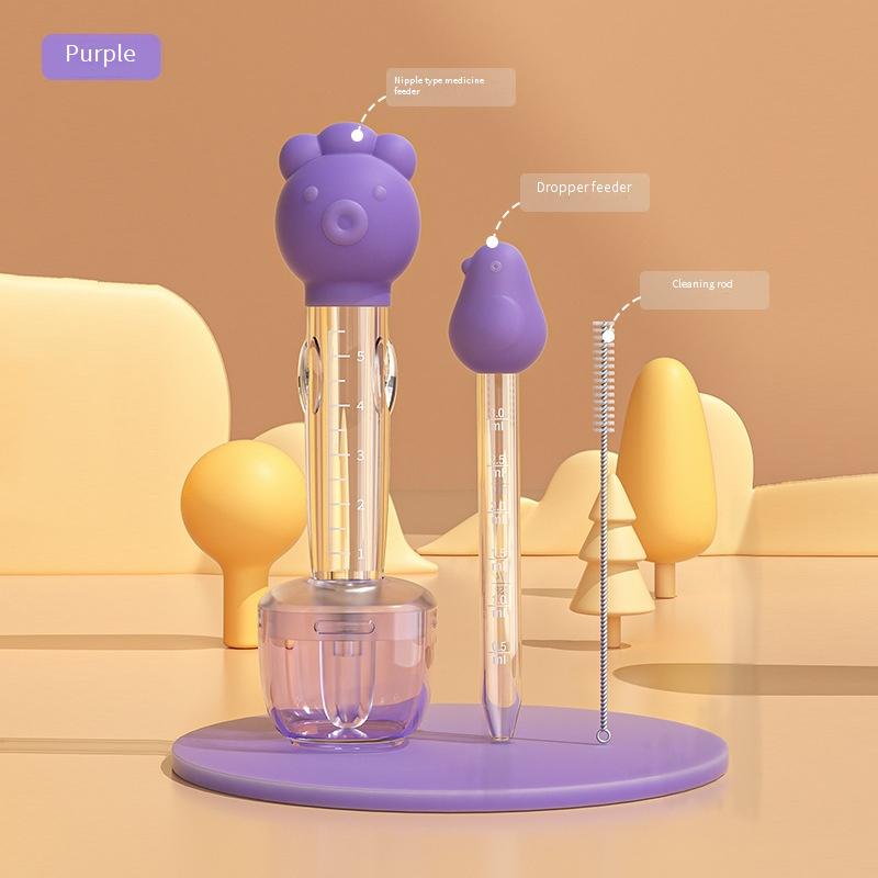 Anti-choking dropper-style medicine dispenser for children, specially designed for newborns