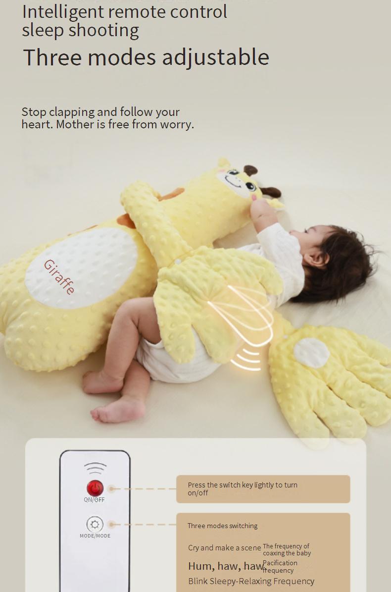 Baby soothing hand pillow for sleeping / Anti-startle hug and patting pillow for comforting sleep