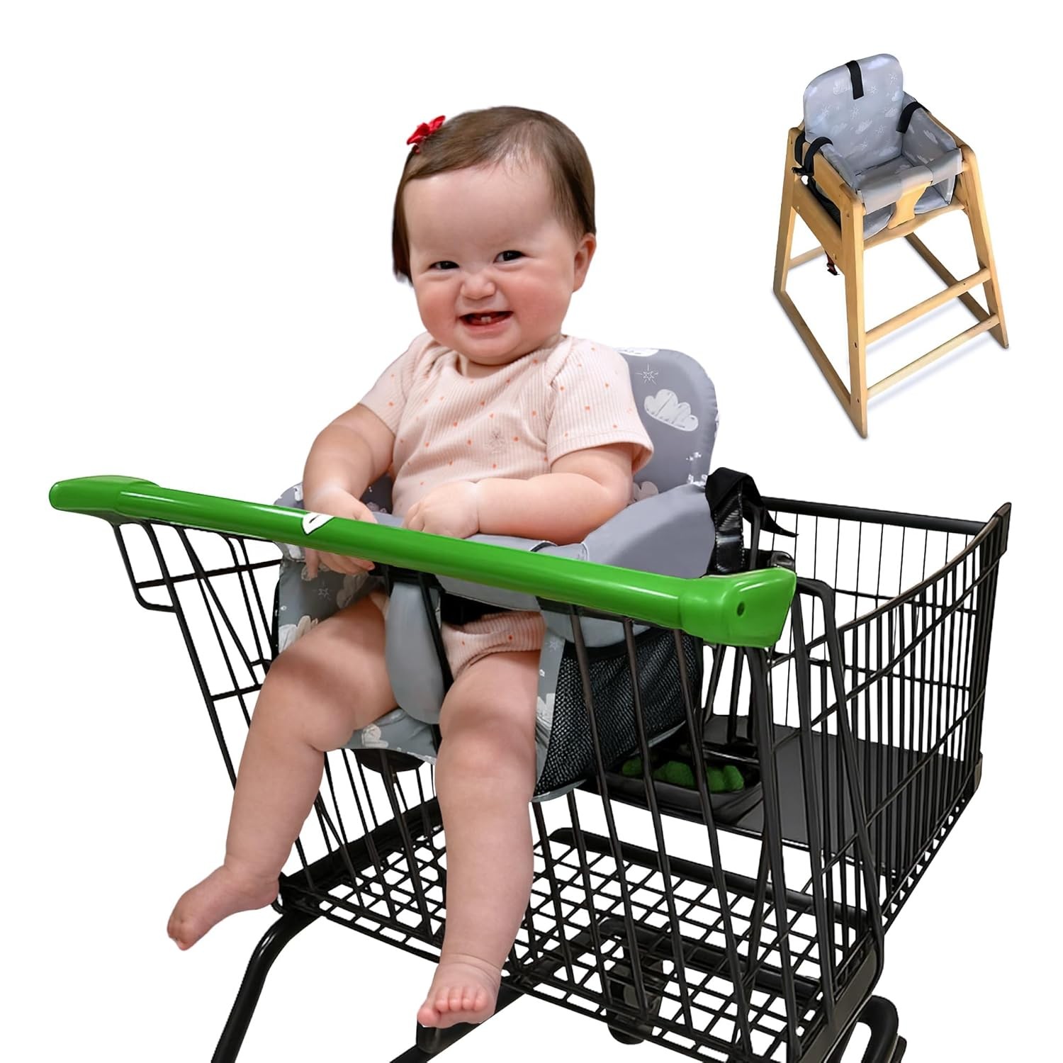 Infant Car Seat Cover High Chair Cover Stroller Seat Cover