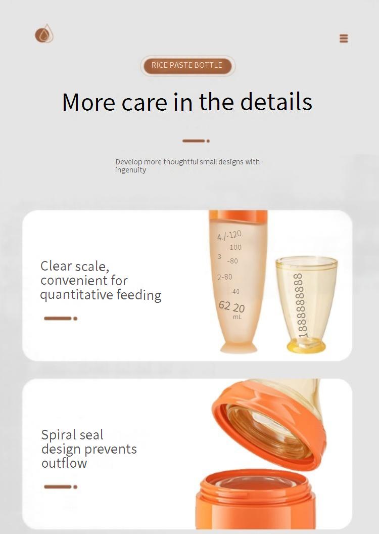 Silicone Baby Food Dispensing Spoon Set