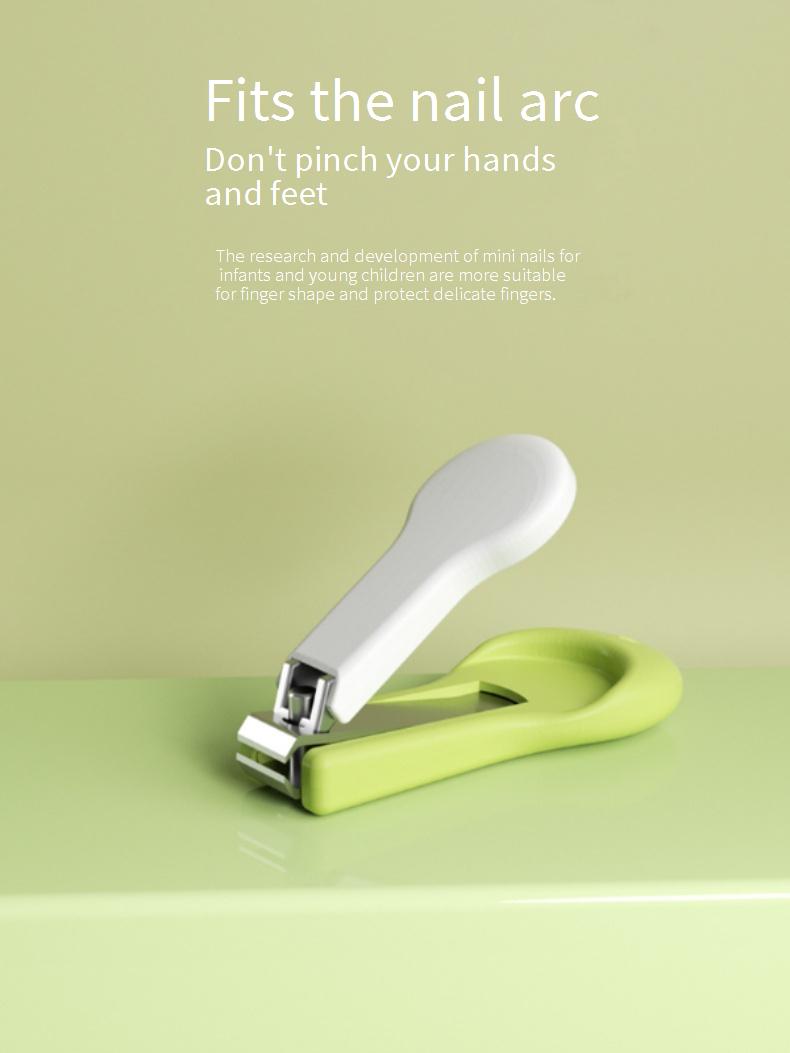 A baby nail clippers suit for newborns and babies children's nail clippers safety anti-pinch meat nail clippers file