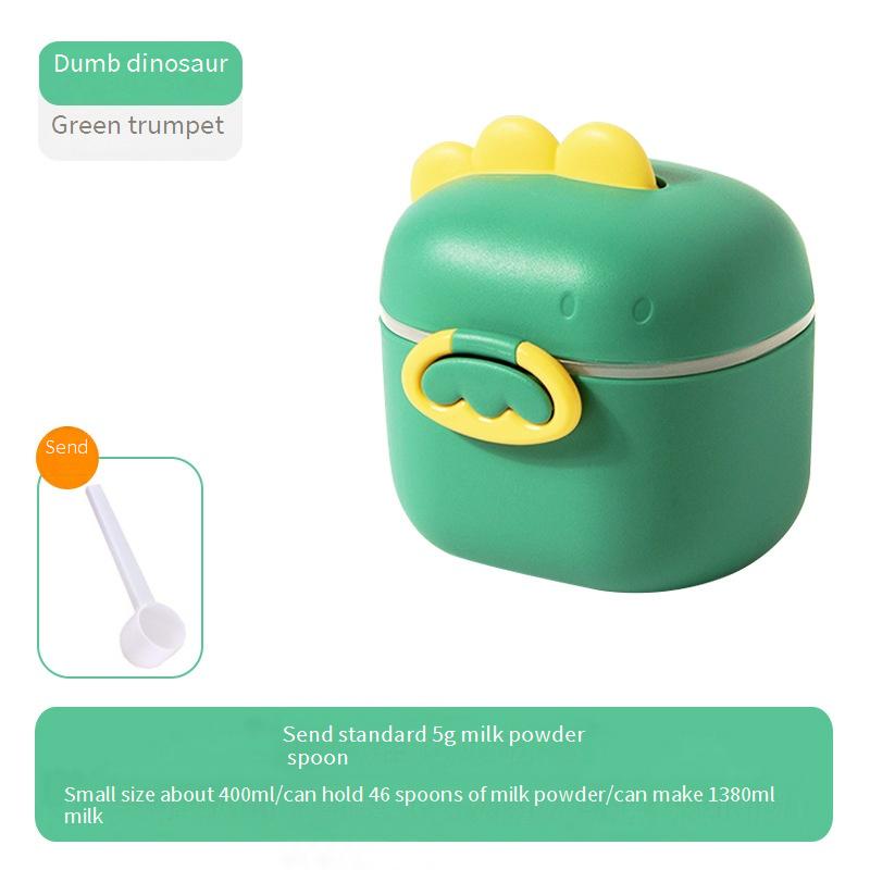 Baby formula container, moisture-proof, large capacity storage jar with divided compartments