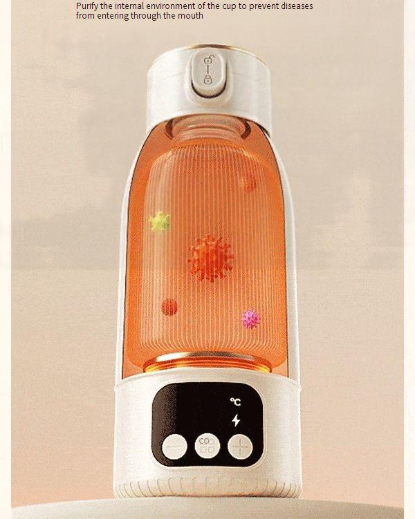 Portable Baby Bottle Warmer for Home and Travel - Fast Heating Milk and Water - Long Battery Life & Fast