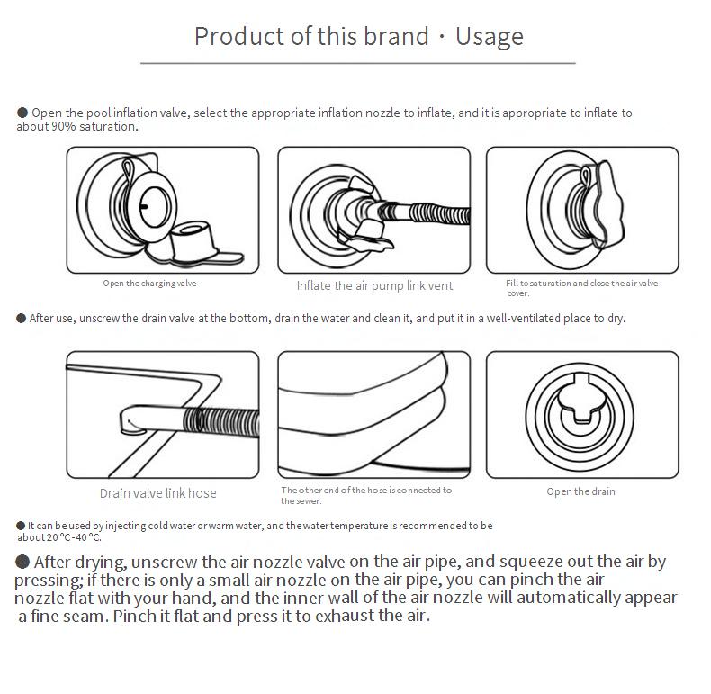Children's/Outdoor Large Family Inflatable Pool