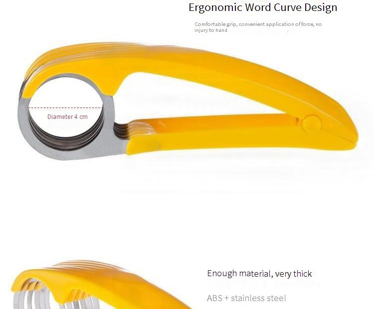 Everyday kitchen tool, creative ring-shaped slicer for salads and fruit platters