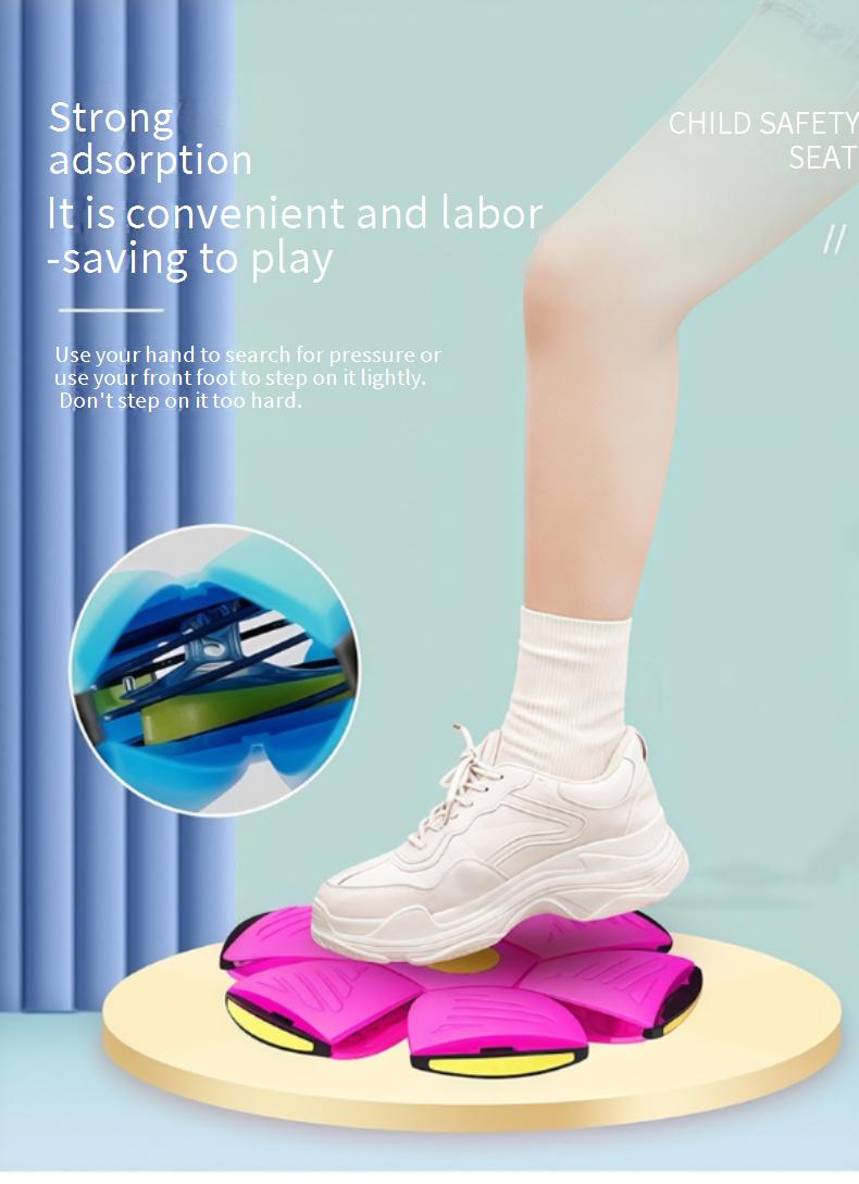 Glowing Flying Saucer Ball Step-on Deforming Ball