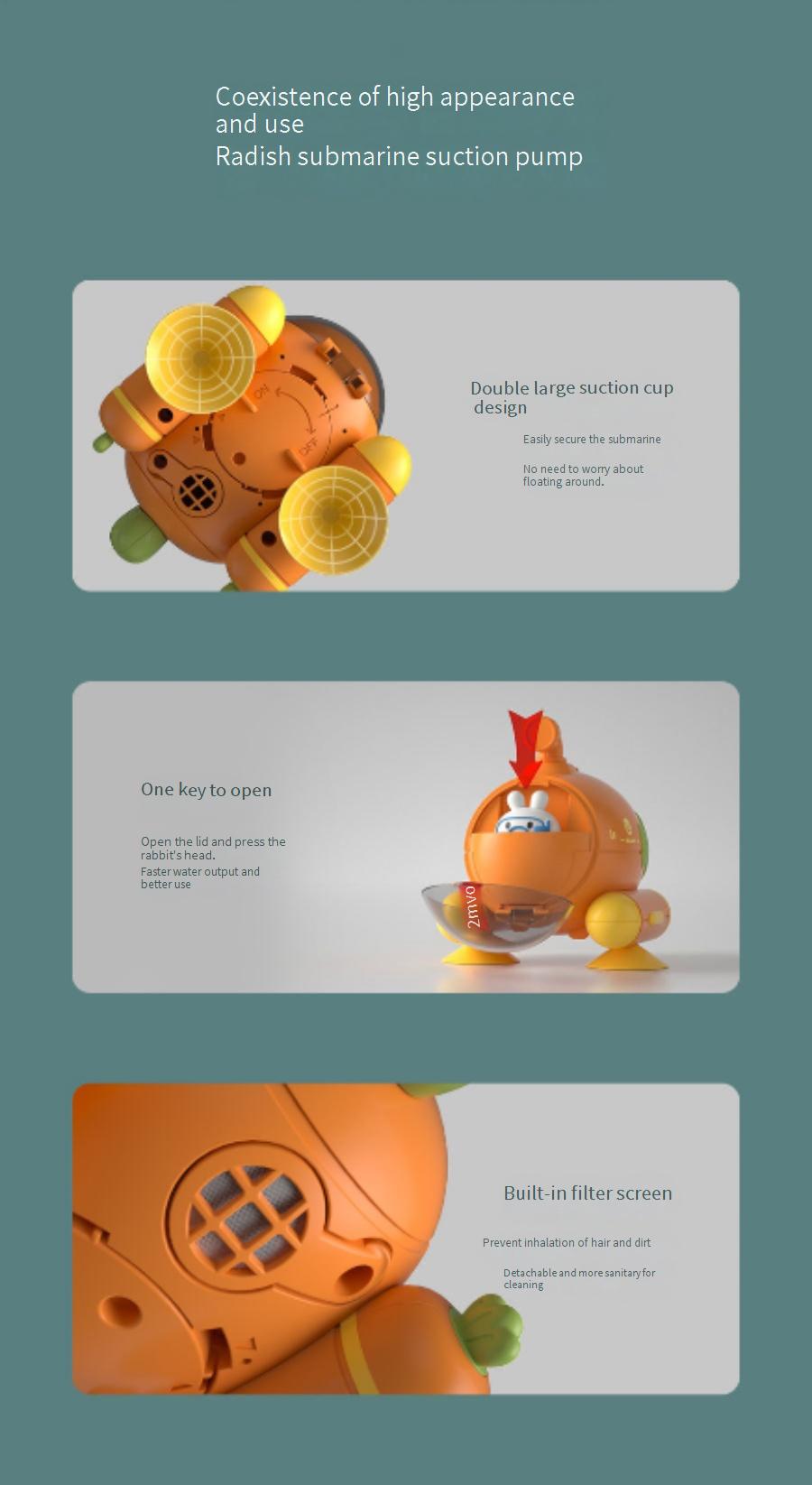 Electric shower head toy, summer water play duck baby spray shower head