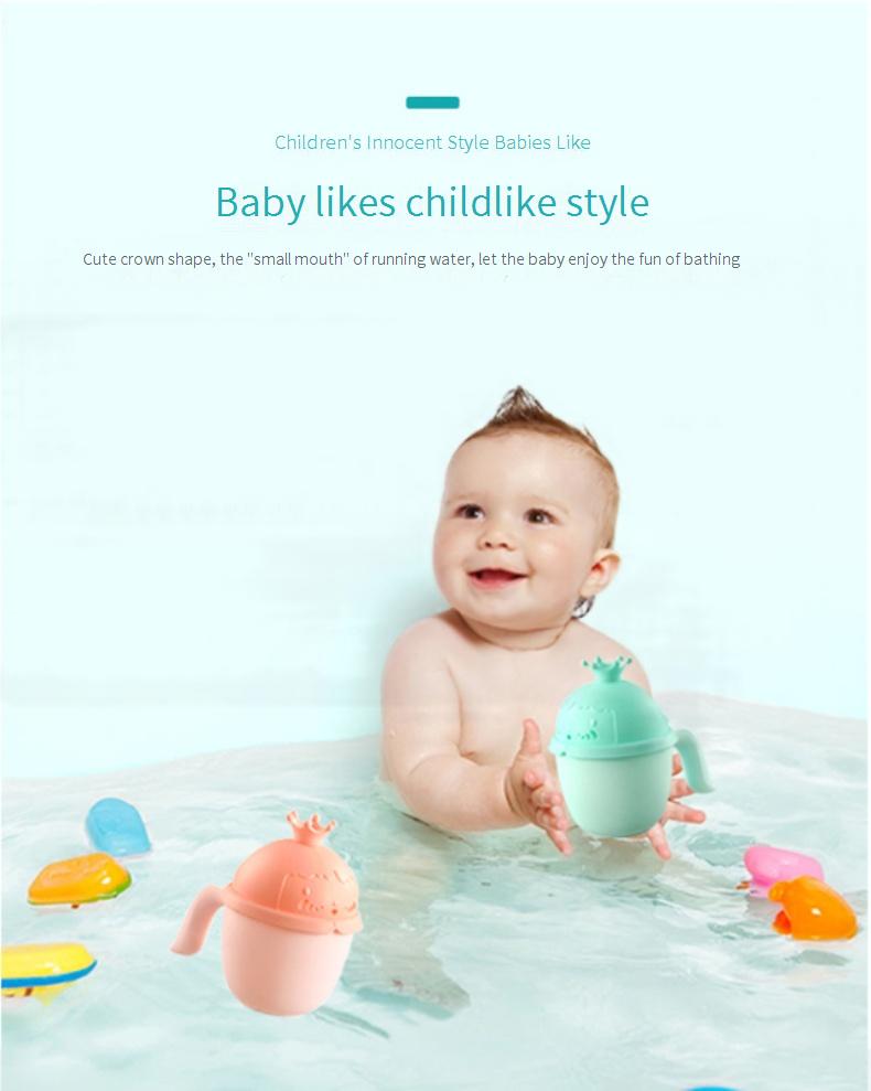 Baby bath water scoop, shower head, water dipper, shampoo cup