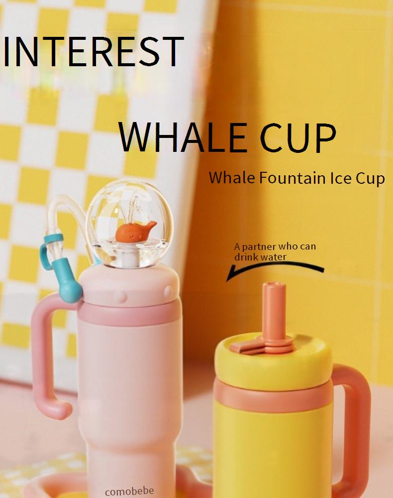 Whale-shaped sippy cup for babies