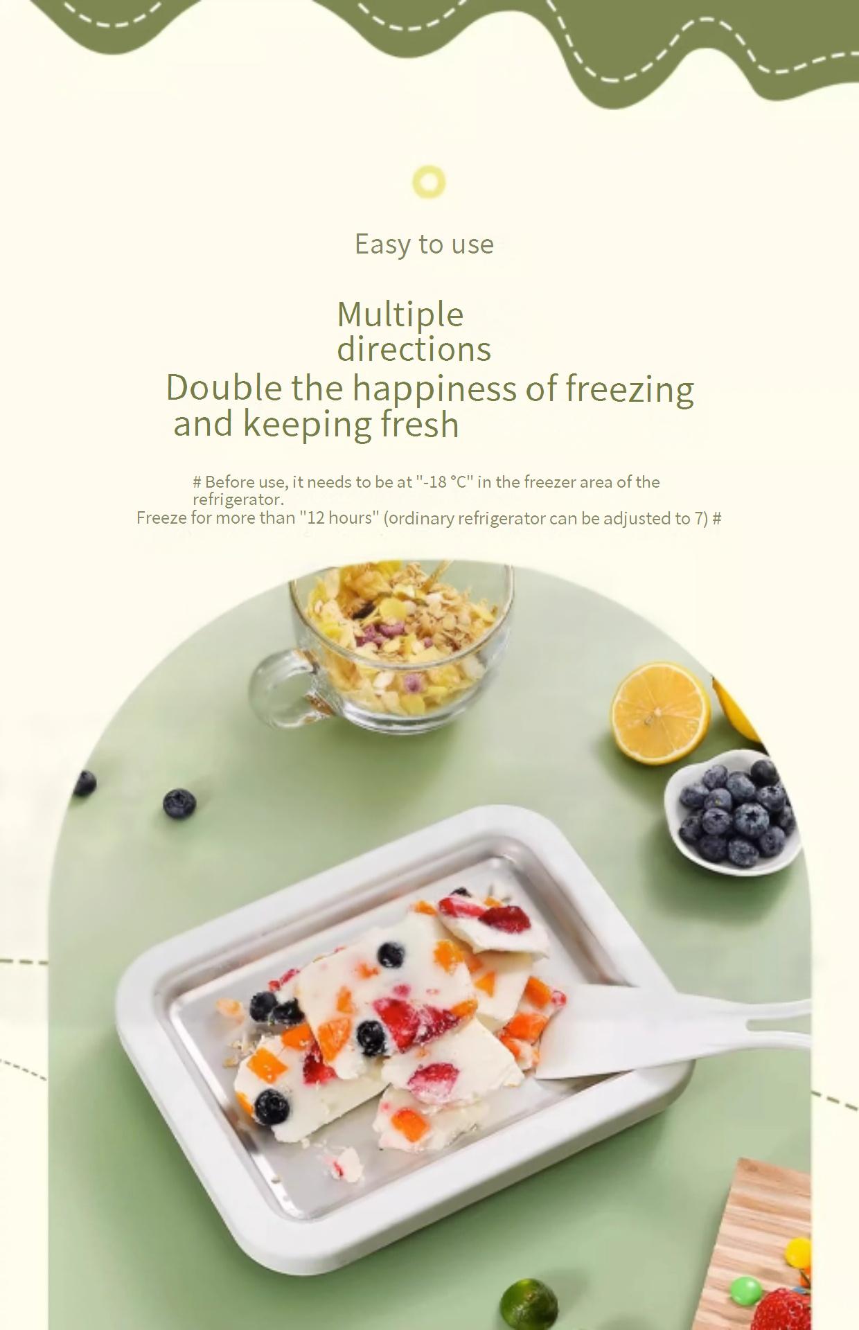 Children's DIY homemade new ice cream