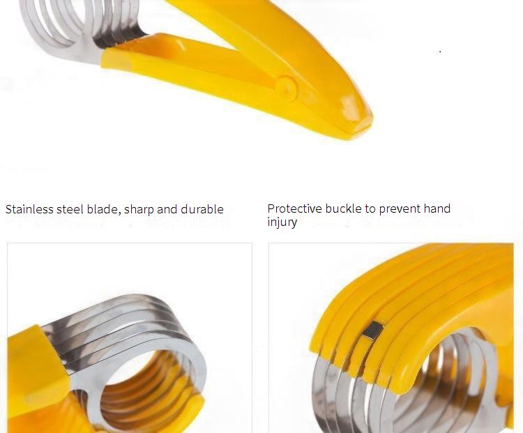 Everyday kitchen tool, creative ring-shaped slicer for salads and fruit platters