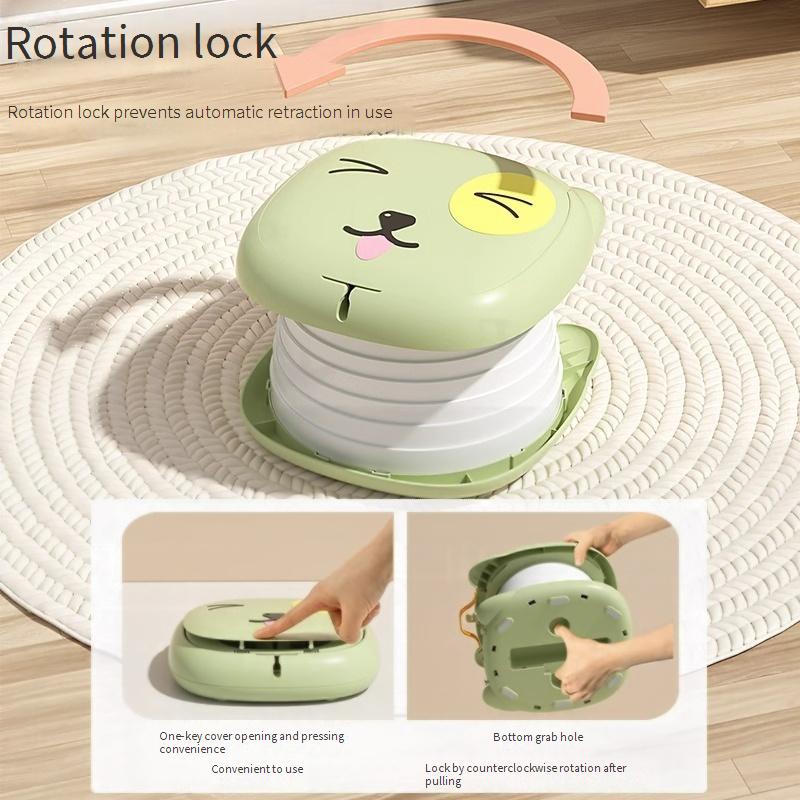 Children's Car-Mounted Folding Toilet Outdoor Camping Emergency Gadget Travel Portable Potty for Kids