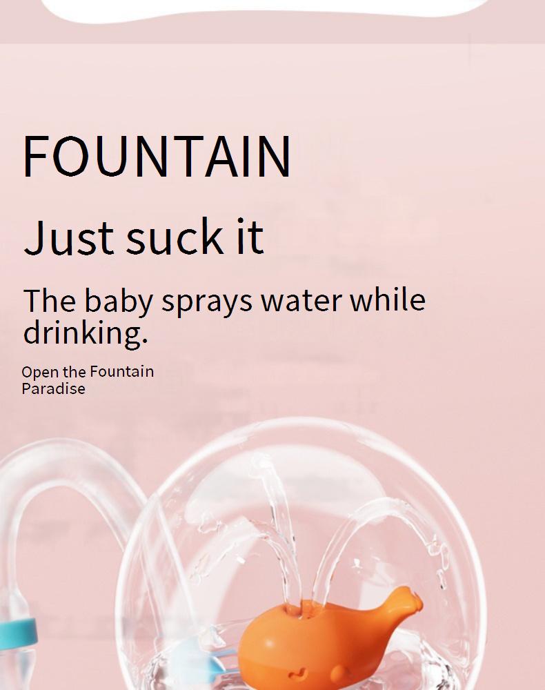 Whale-shaped sippy cup for babies