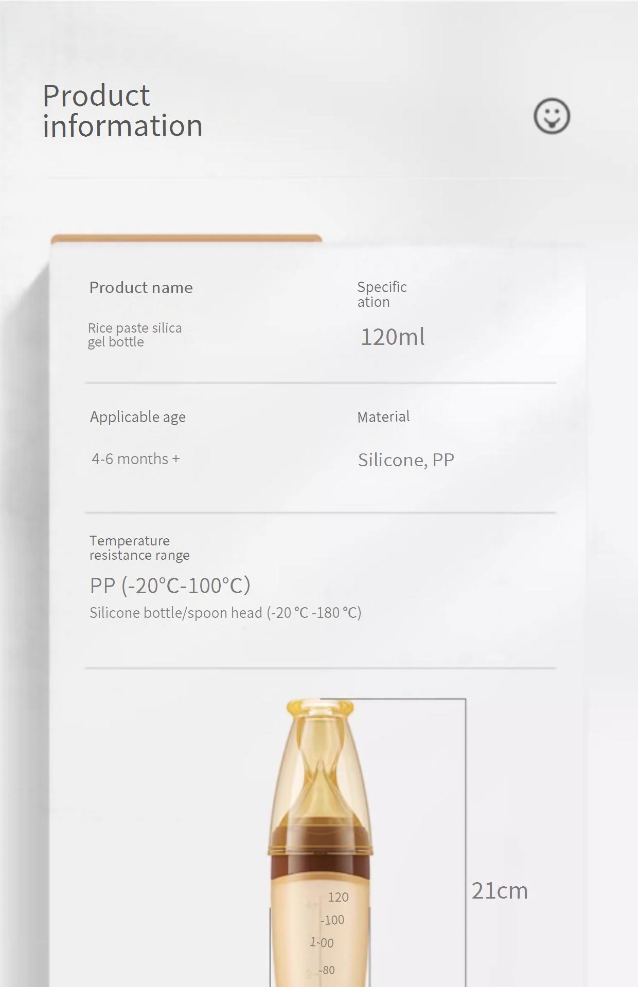 Silicone Baby Food Dispensing Spoon Set