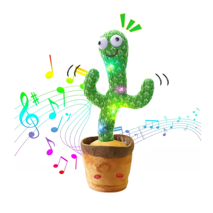 Interactive Dancing Cactus Plush Toy