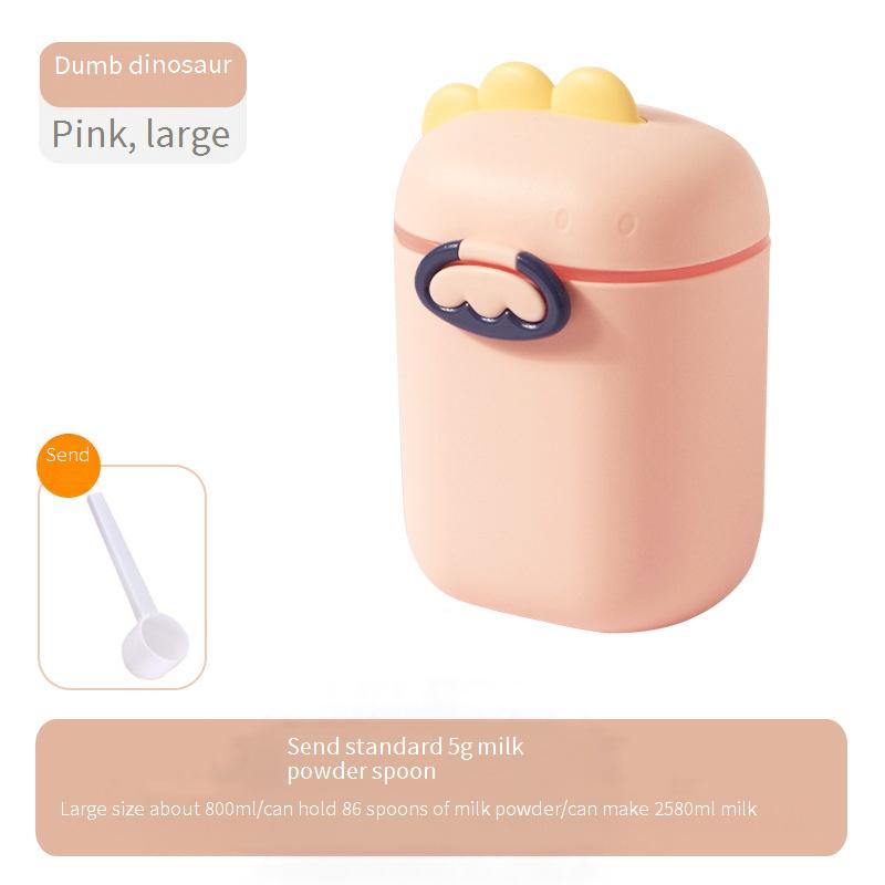 Baby formula container, moisture-proof, large capacity storage jar with divided compartments