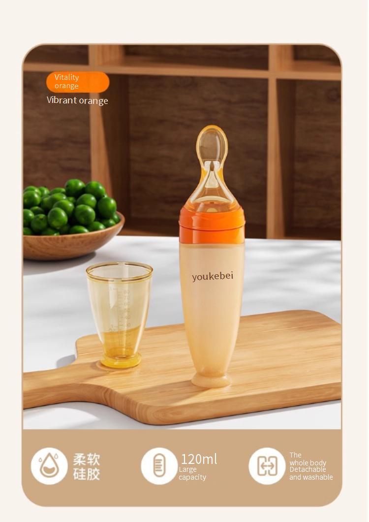 Silicone Baby Food Dispensing Spoon Set