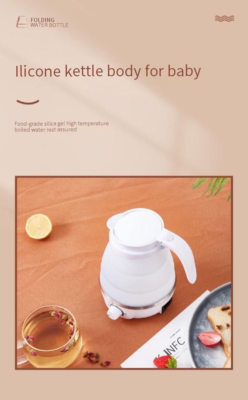 Portable Travel Silicone Telescopic Folding Kettle