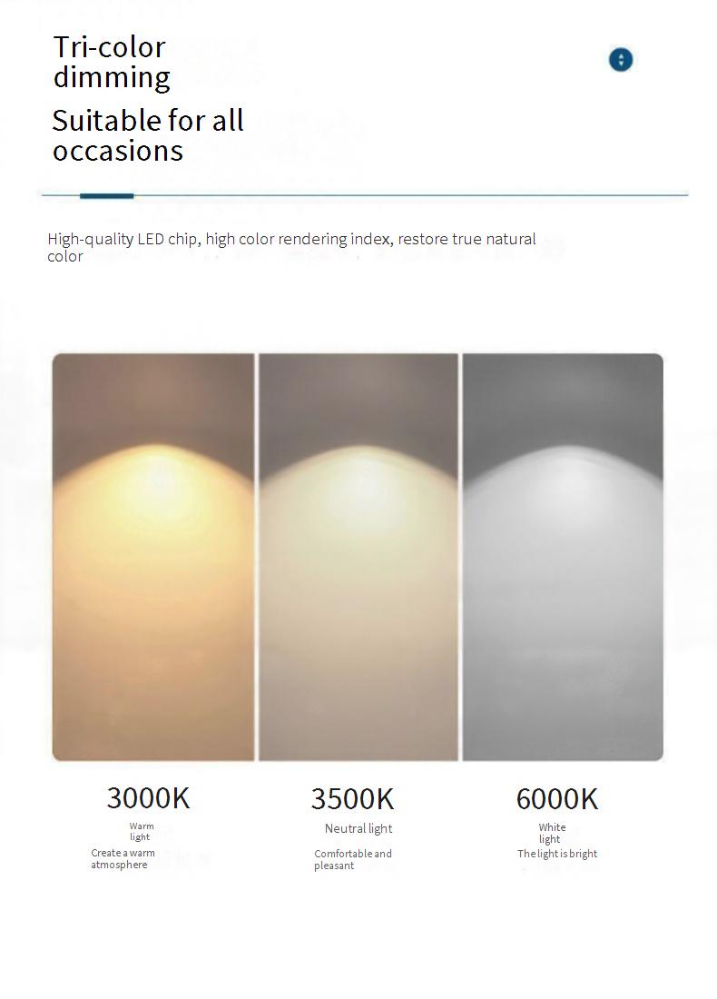 2-in-1 LED bladeless ceiling fan light with remote control, E27 lamp holder, and concealed fan blades