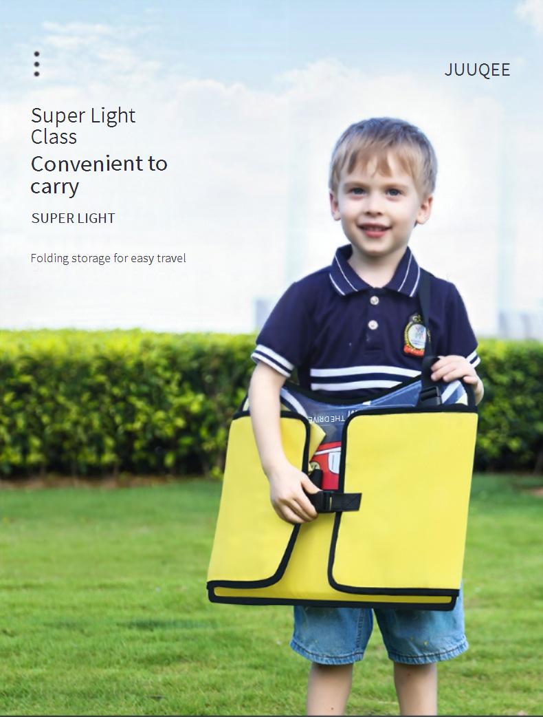 Children's soothing toy tray, car back seat baby entertainment tool, cartoon car folding table