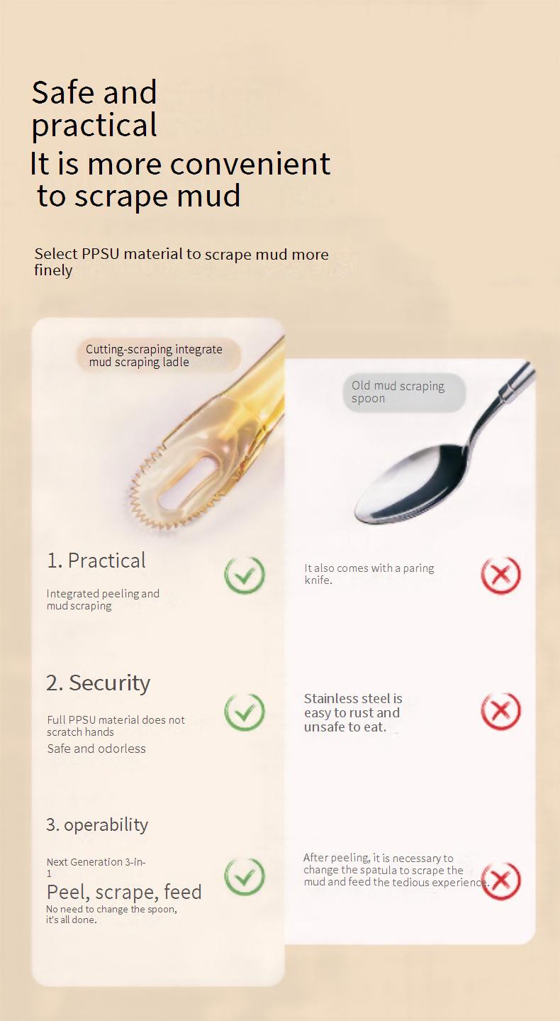 Fruit Puree Scoop Tool