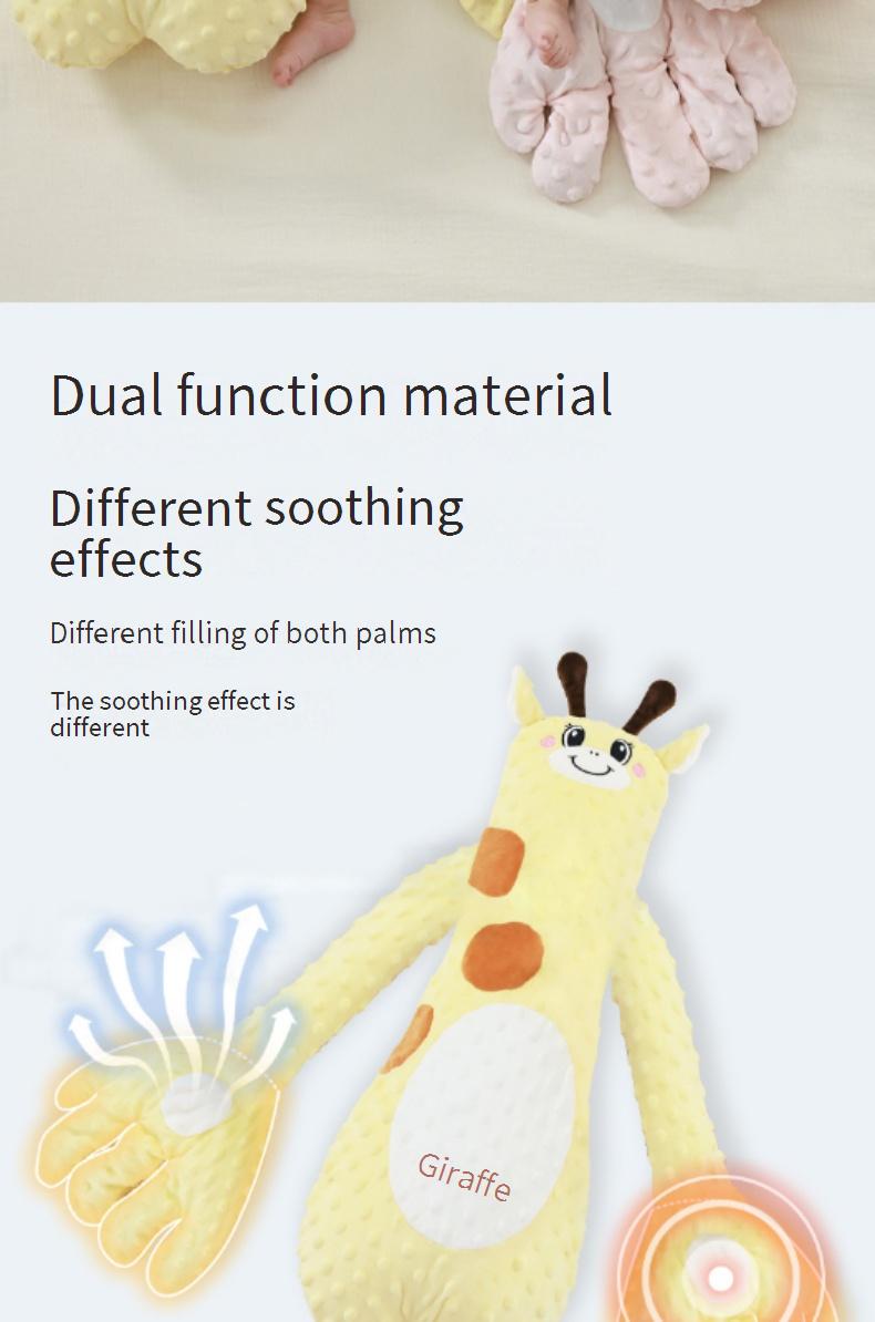 Baby soothing hand pillow for sleeping / Anti-startle hug and patting pillow for comforting sleep