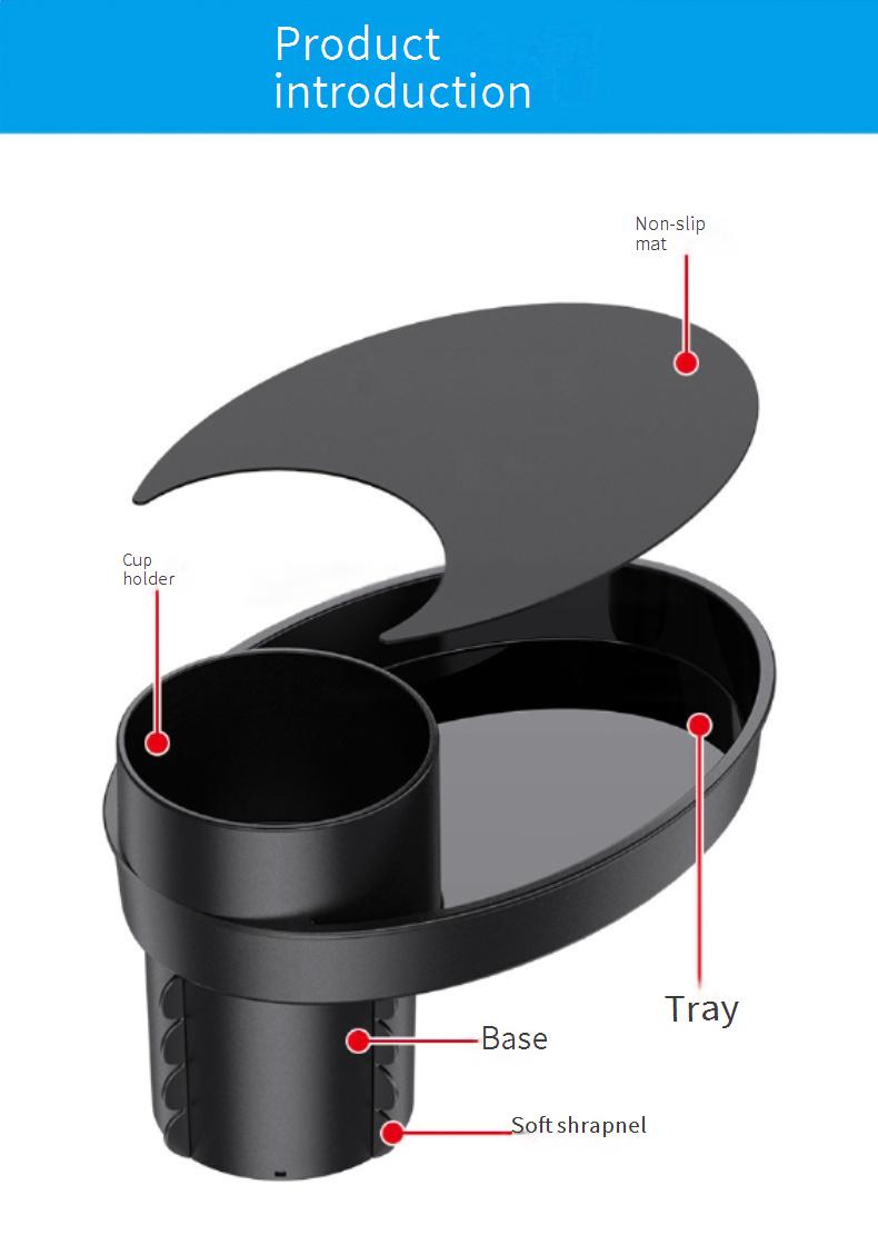 Multifunctional car cup holder