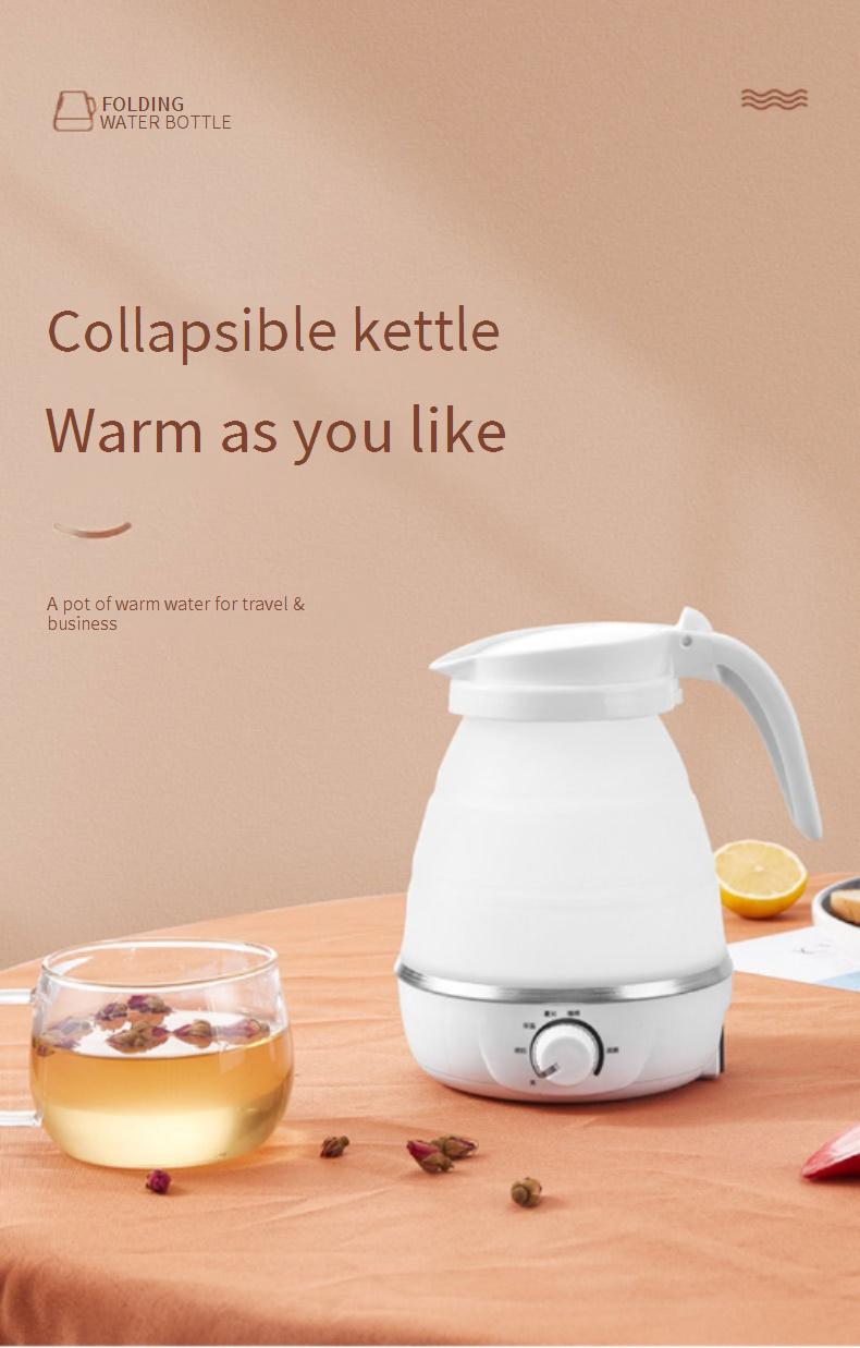Portable Travel Silicone Telescopic Folding Kettle