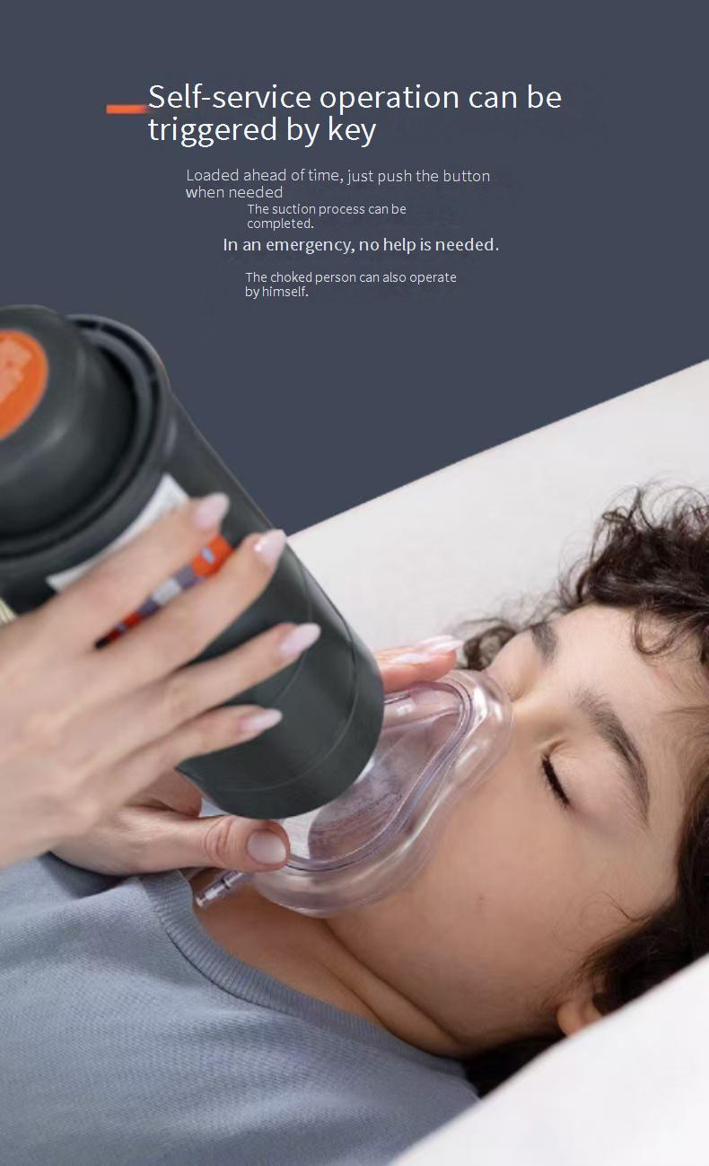 Fully Automatic Anti-Choking Device Portable Throat Negative Pressure Aspirator