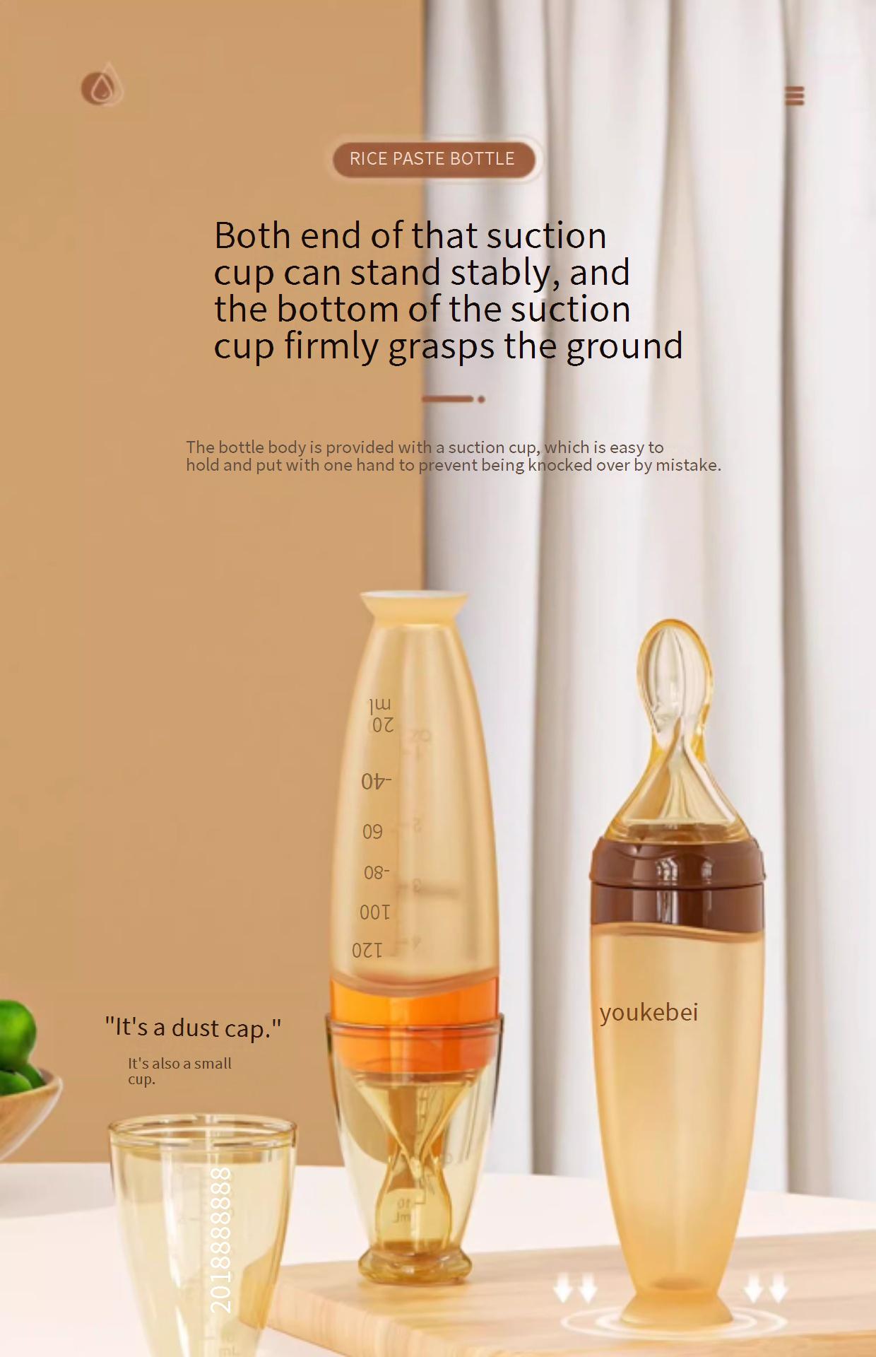 Silicone Baby Food Dispensing Spoon Set