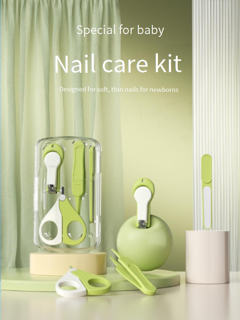 A baby nail clippers suit for newborns and babies children's nail clippers safety anti-pinch meat nail clippers file