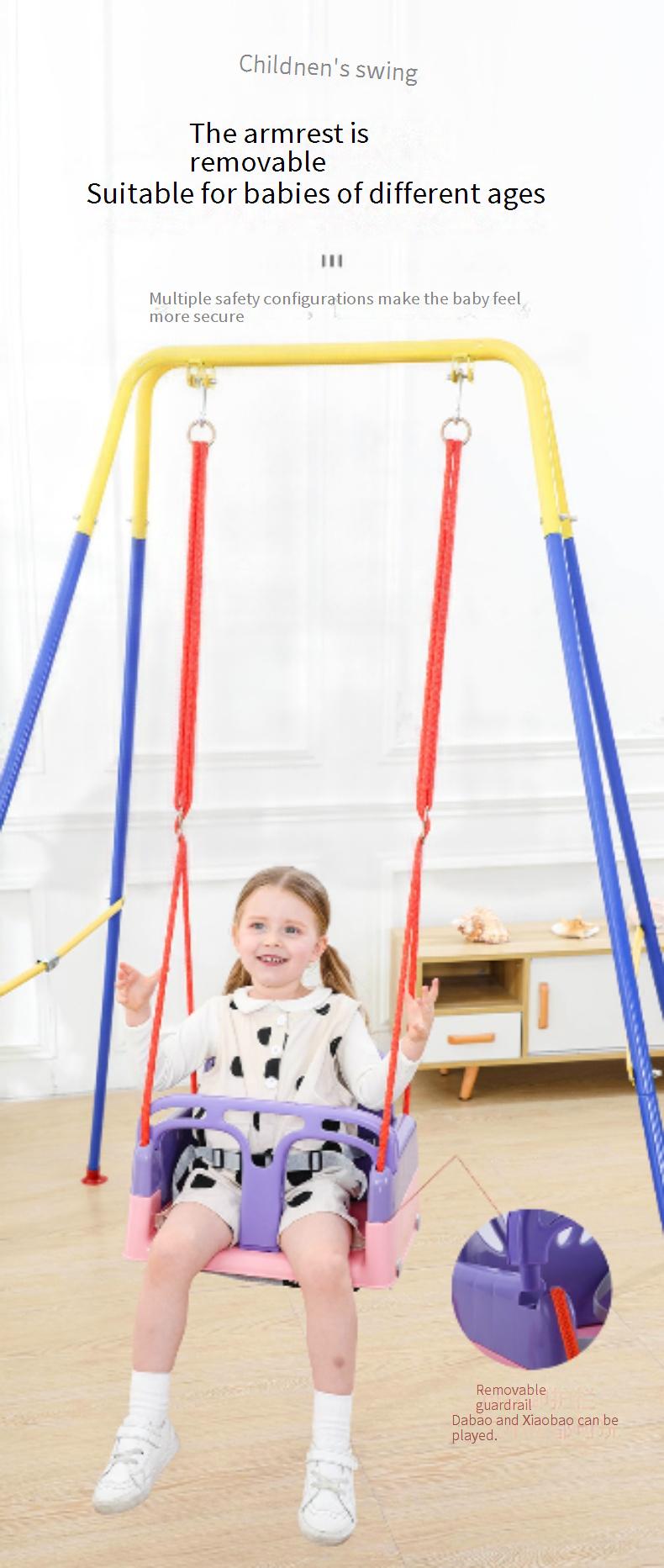  Home Use 4-in-1 Indoor/Outdoor Baby Swing for Infants and Toddlers