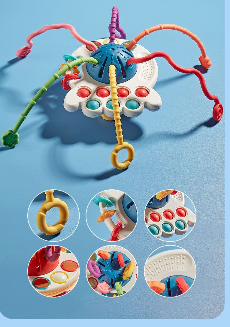 Octopus Lala Press-and-Chew Toy