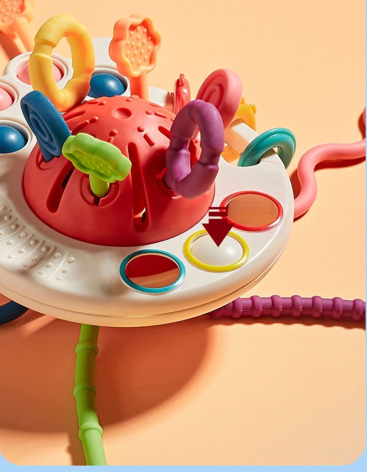 Octopus Lala Press-and-Chew Toy