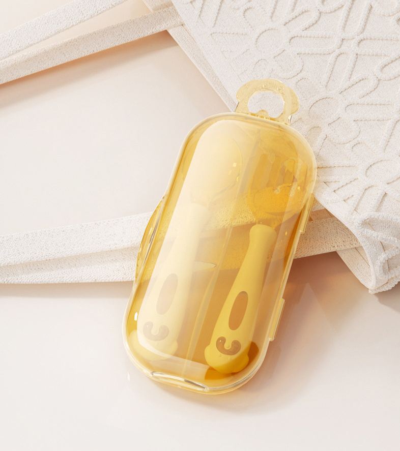 Easy-Hold Feeding Utensil Set